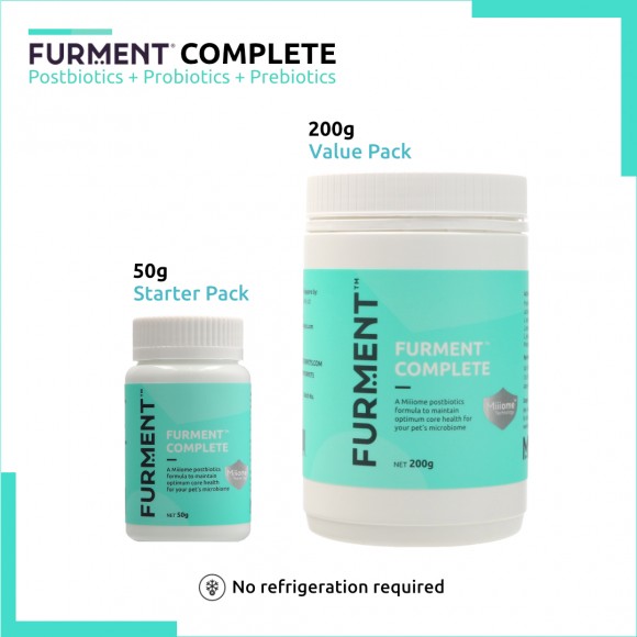 FURMENT Complete 50g or 200g - Postbiotics, Probiotics, Prebiotics powder supplement