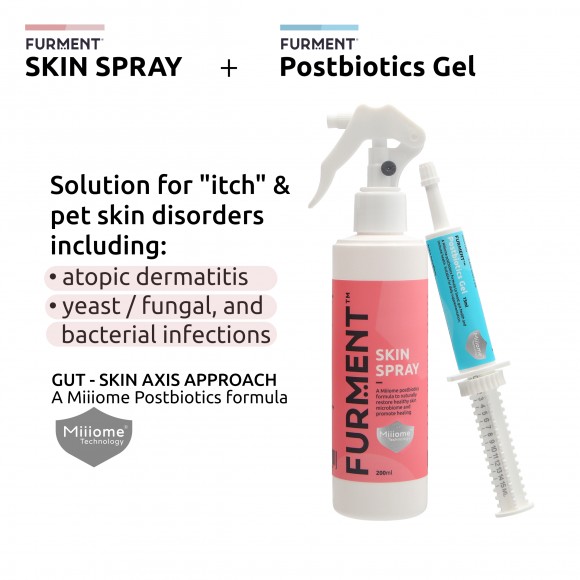 Bundle: FURMENT SKIN SPRAY 200ml + Postbiotics Gel 15ml