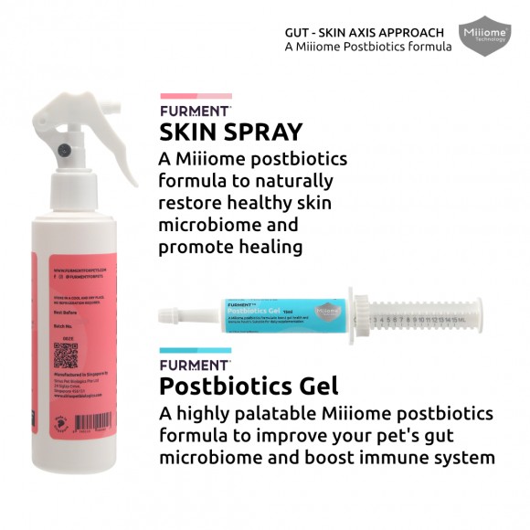 Bundle: FURMENT SKIN SPRAY 200ml + Postbiotics Gel 15ml