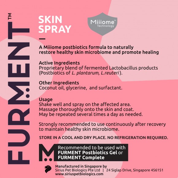 Bundle: FURMENT SKIN SPRAY 200ml + Postbiotics Gel 15ml