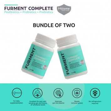 Bundle of 2: FURMENT COMPLETE 50g - Postbiotics, Probiotics, Prebiotics powder supplement