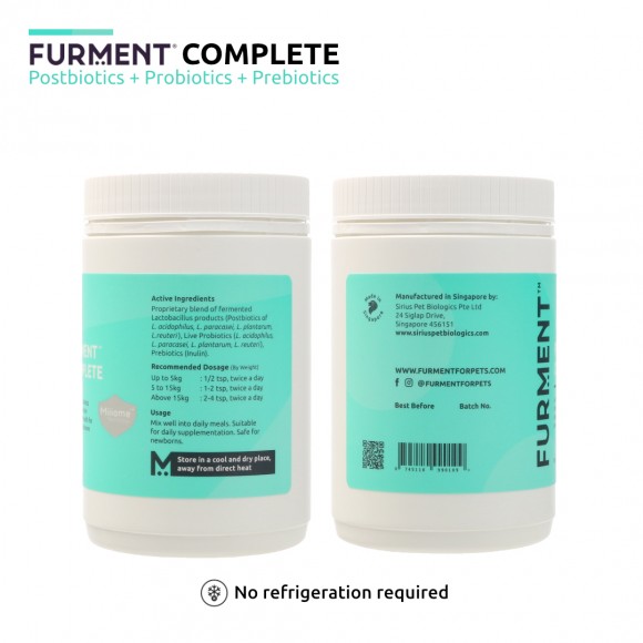 Bundle of 2: FURMENT COMPLETE 200g - Postbiotics, Probiotics, Prebiotics powder supplement