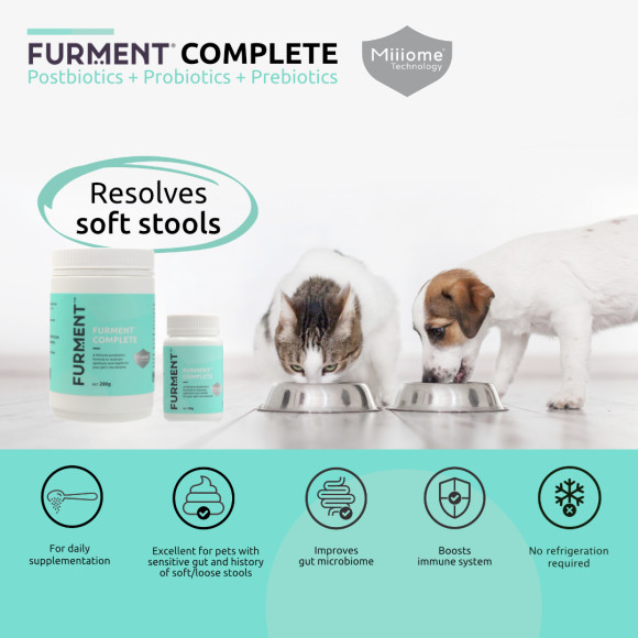 FURMENT Complete 50g or 200g - Postbiotics, Probiotics, Prebiotics powder supplement